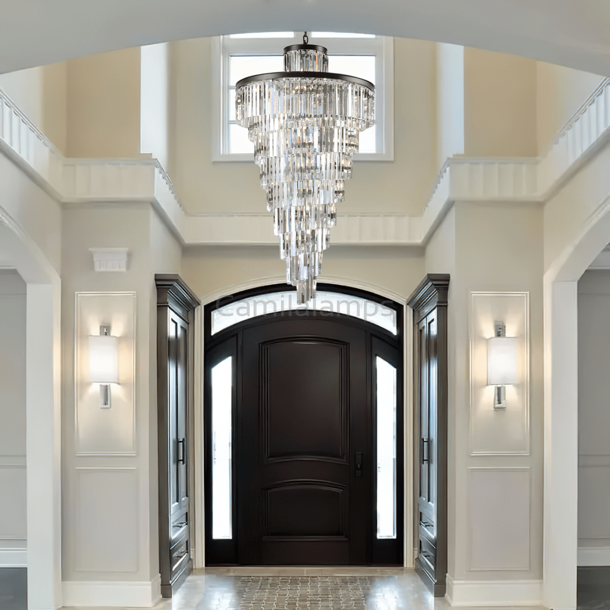 Falria Multi - Tiered/ Layered Crystal Rod Chandelier - Camilalamps - CA - LI2024 - C5635