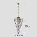 Falria Multi - Tiered/ Layered Crystal Rod Chandelier - Camilalamps - Ca-1LI2024-1C5631
