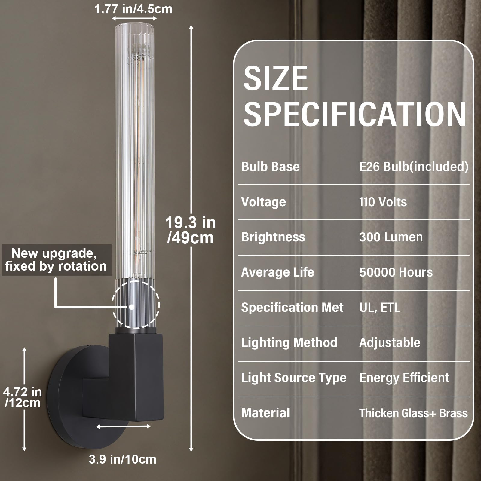 Farmhouse Chandelier with Glass Tube, Gold 12 - Lights Modern Chandeliers Over Table 54''Rectangular Luxurious Large Ceiling Pendant Lighting Fixture for Dining Living Room, Foyer - Camilalamps - B0CR4798R4