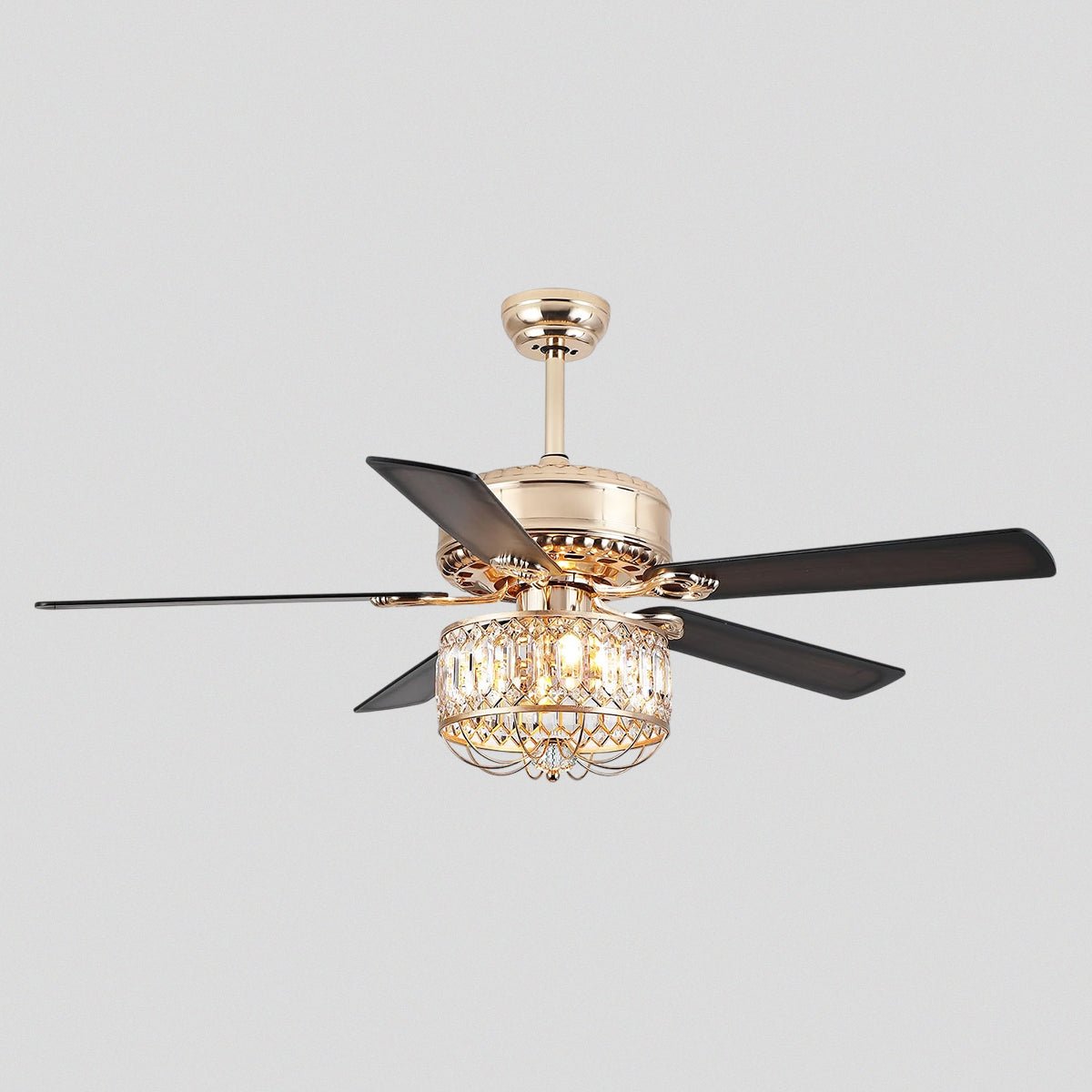 Farmhouse Crystal Ceiling Fan Light - Camilalamps - CA - 8221 - 52CG - SJD
