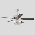 Farmhouse Crystal Ceiling Fan Light - Camilalamps - CA - 8221 - 52CS - SJD