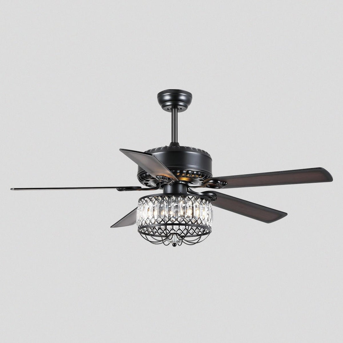 Farmhouse Crystal Ceiling Fan Light - Camilalamps - CA - 8221 - 52CB - SJD