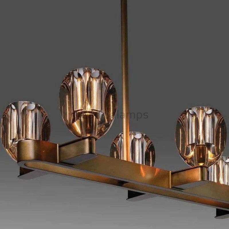 Favola Contemporary 8 - Lights Dining Chandelier - Camilalamps - CA - Fa - 01