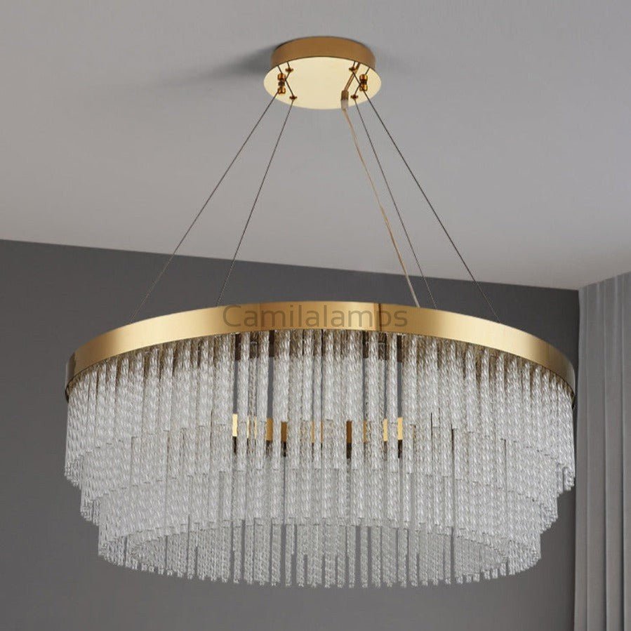 Felicity Glass Modern Chandelier - Camilalamps - CAM - FE - 01