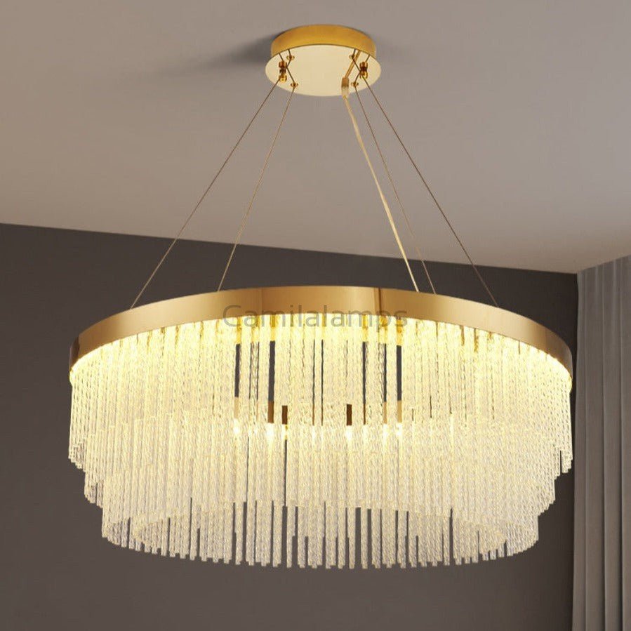 Felicity Glass Modern Chandelier - Camilalamps - CAM - FE - 01