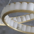 Fiora Alabaster Circle Round Chandelier - Camilalamps - CAM - FI - 01