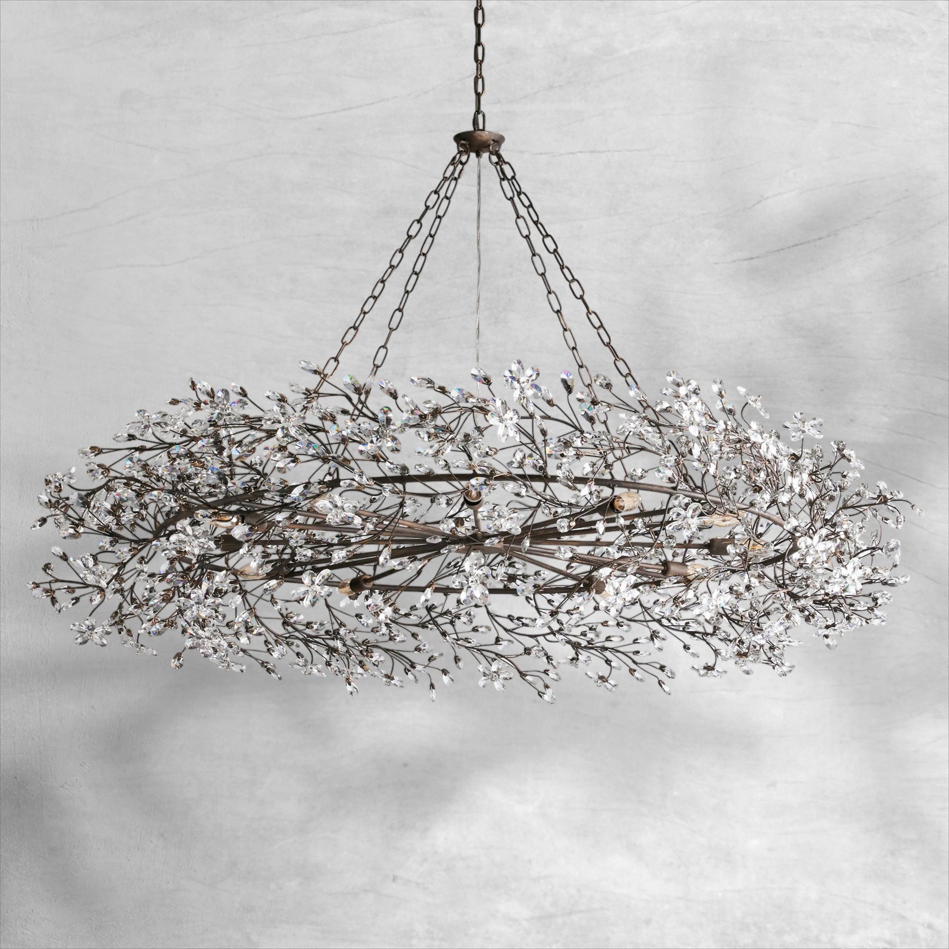 Fiore Crown Chandelier 39''48''60'' - Camilalamps - Ca=FIORE-1101