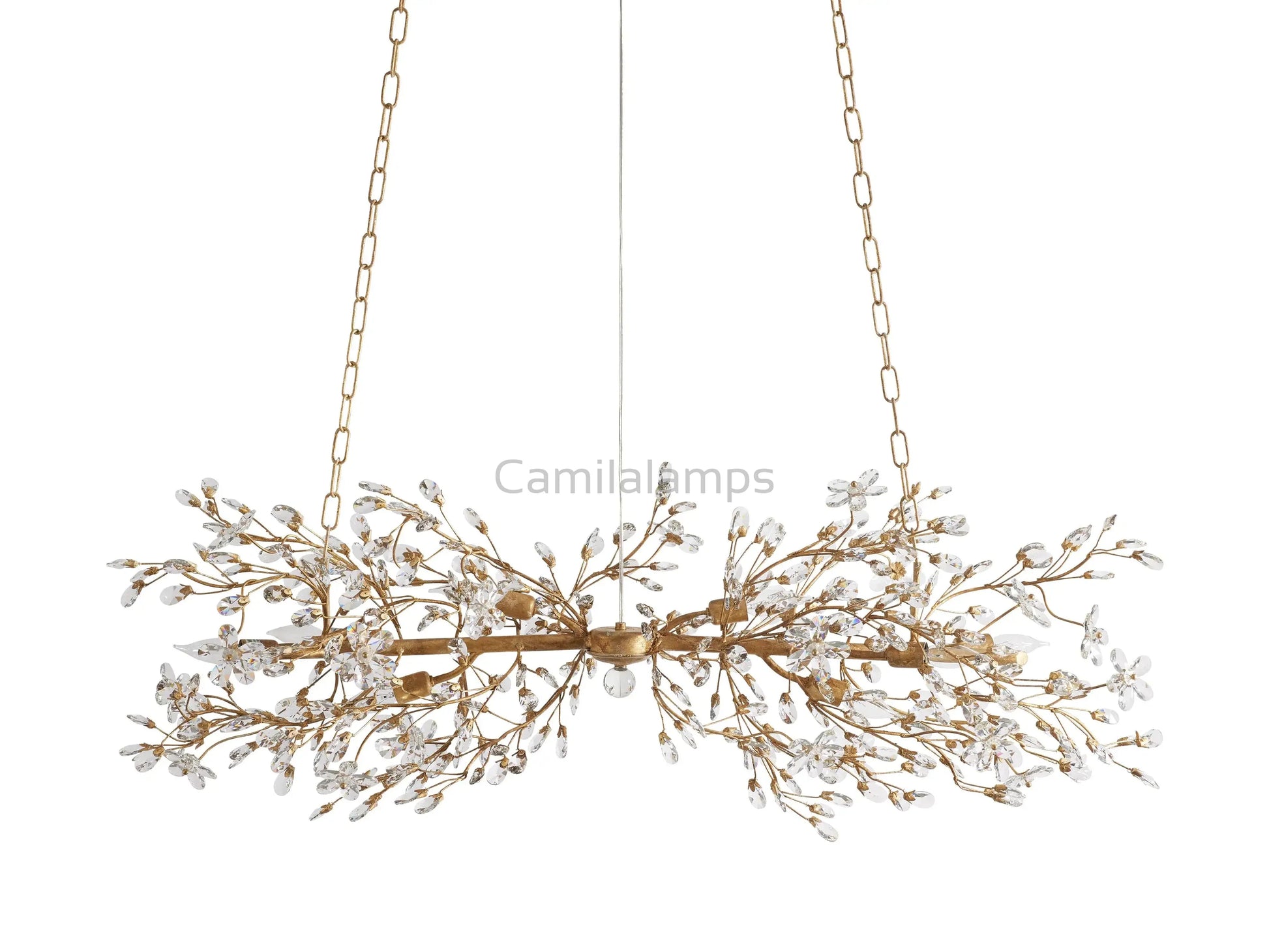 Fiore Linear Chandelier 43"51"68" - Camilalamps - Ca-11Za0018