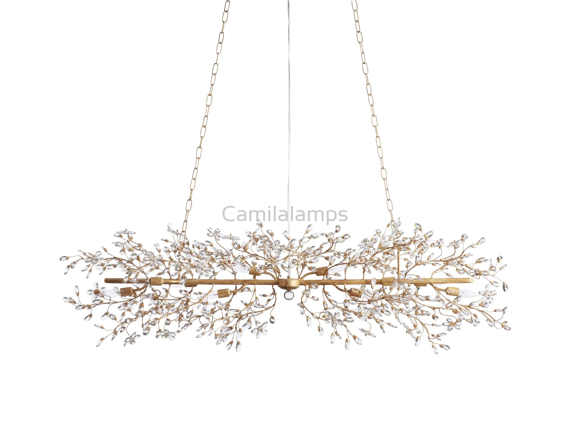 Fiore Linear Chandelier 43"51"68" - Camilalamps - Ca-1FIORE-1107