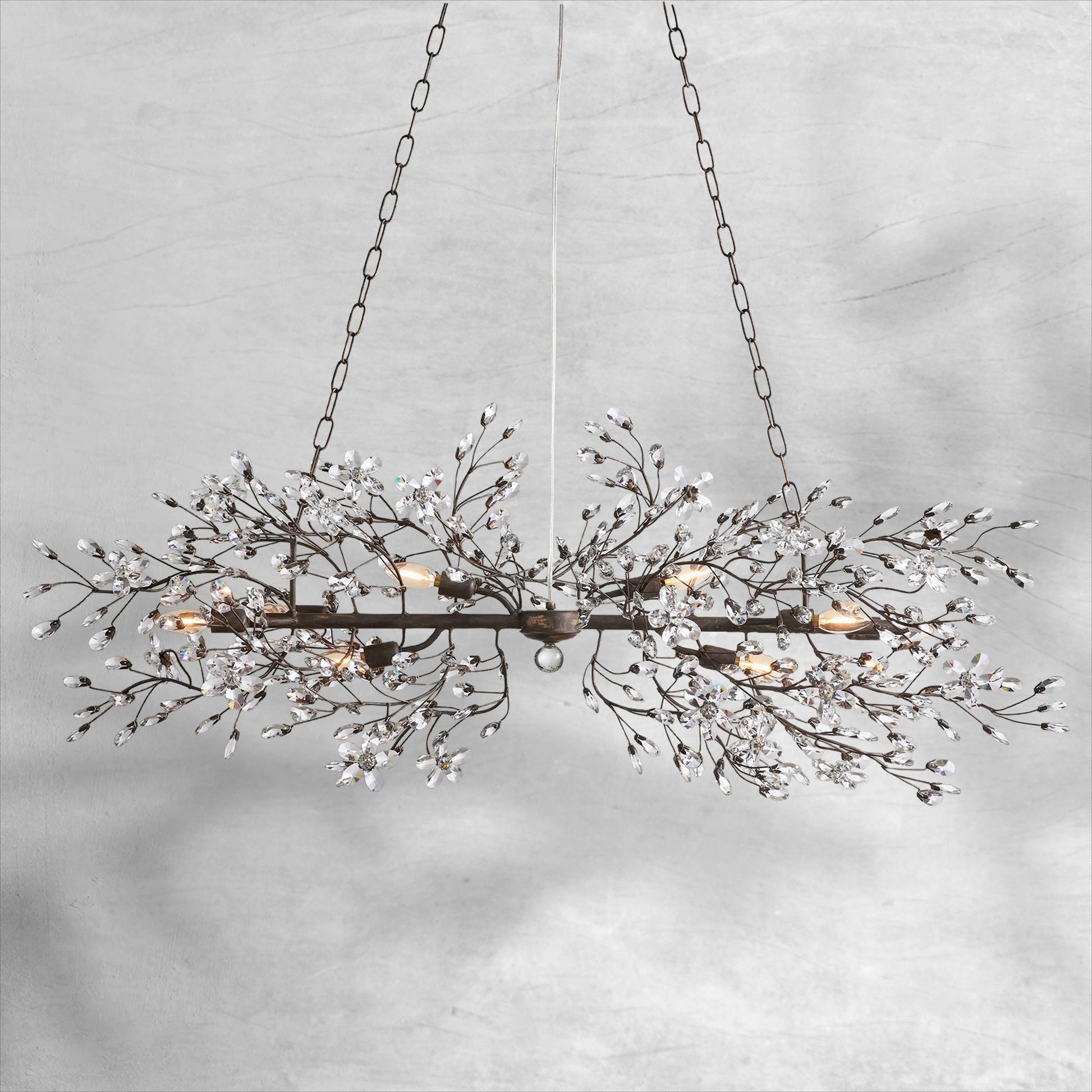 Fiore Linear Chandelier 43"51"68" - Camilalamps - Ca-11Za0016