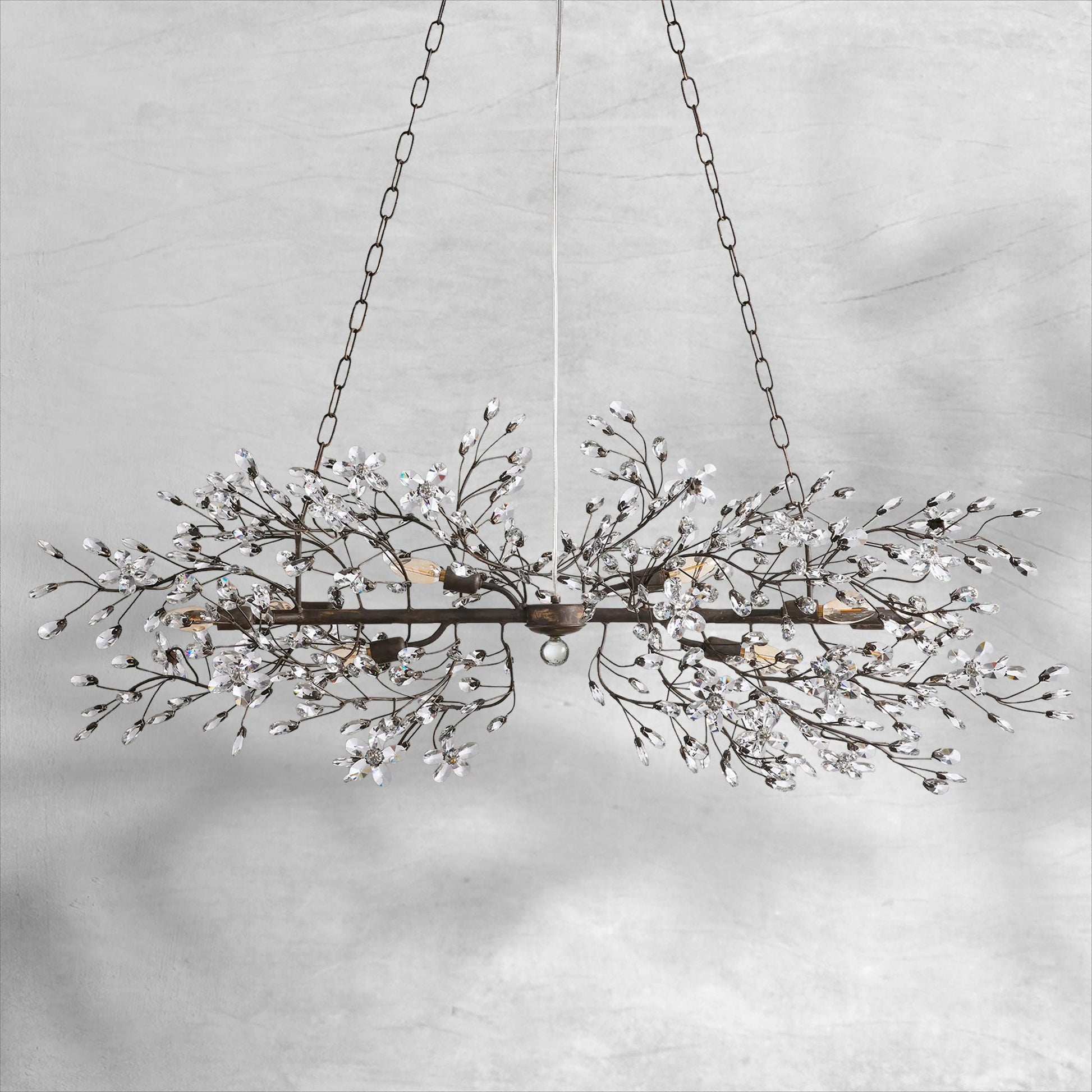 Fiore Linear Chandelier 43"51"68" - Camilalamps - Ca-11Za0016