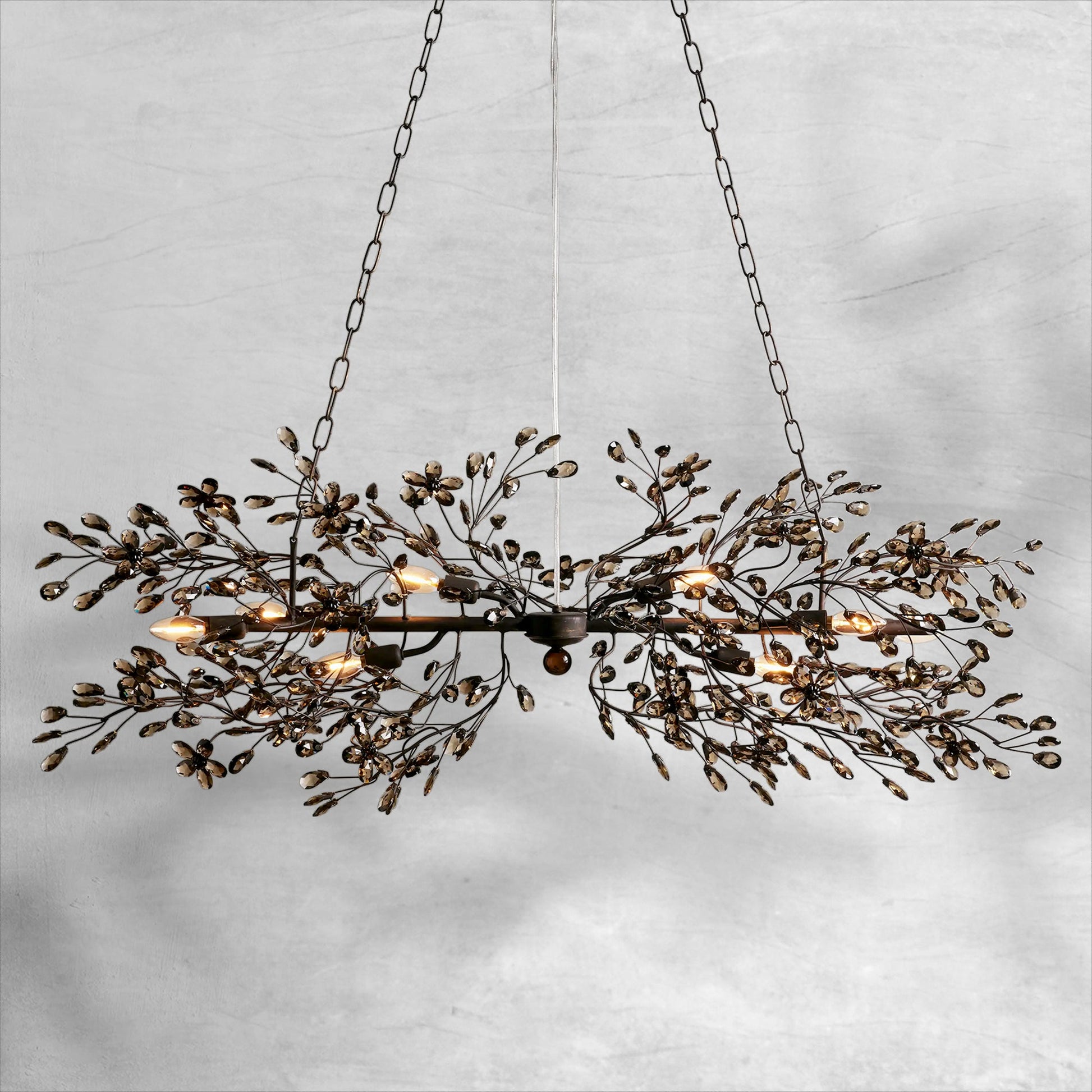 Fiore Linear Chandelier 43"51"68" - Camilalamps - Ca-1FIORE-1106