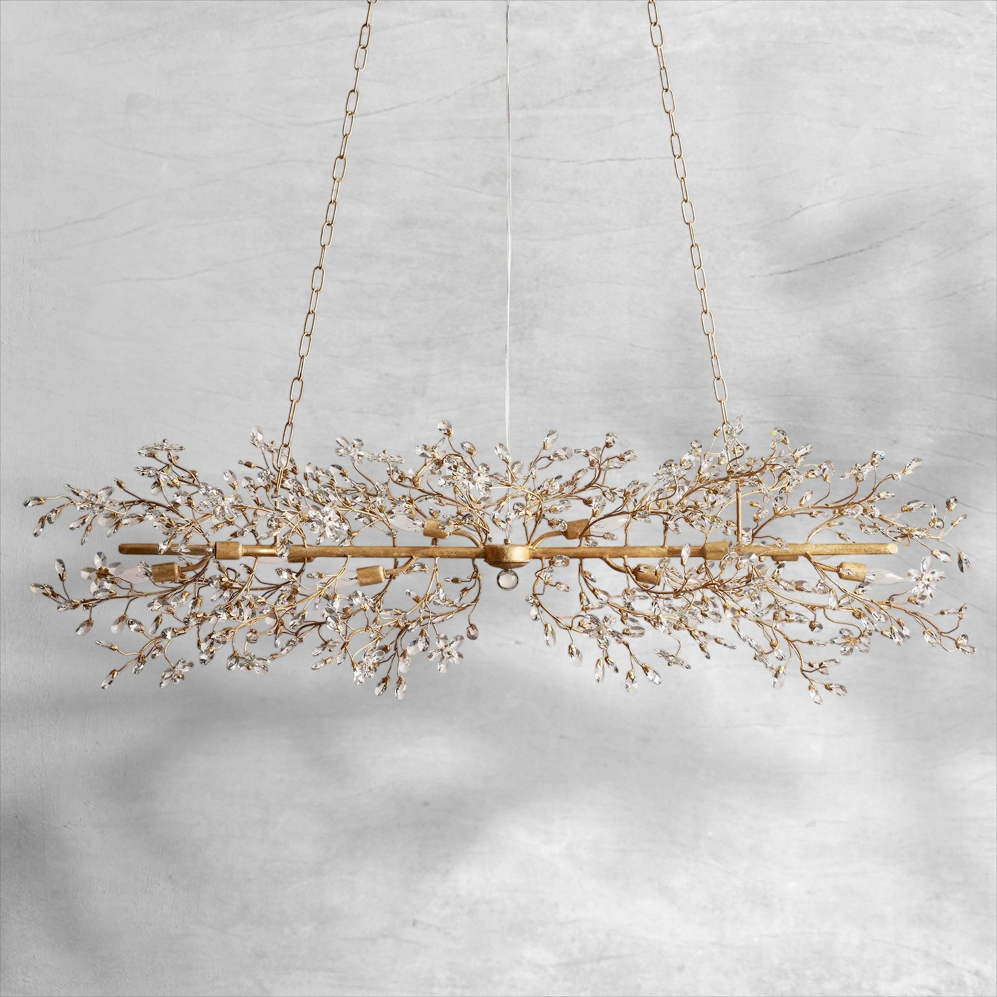 Fiore Linear Chandelier 43"51"68" - Camilalamps - Ca-1636H647