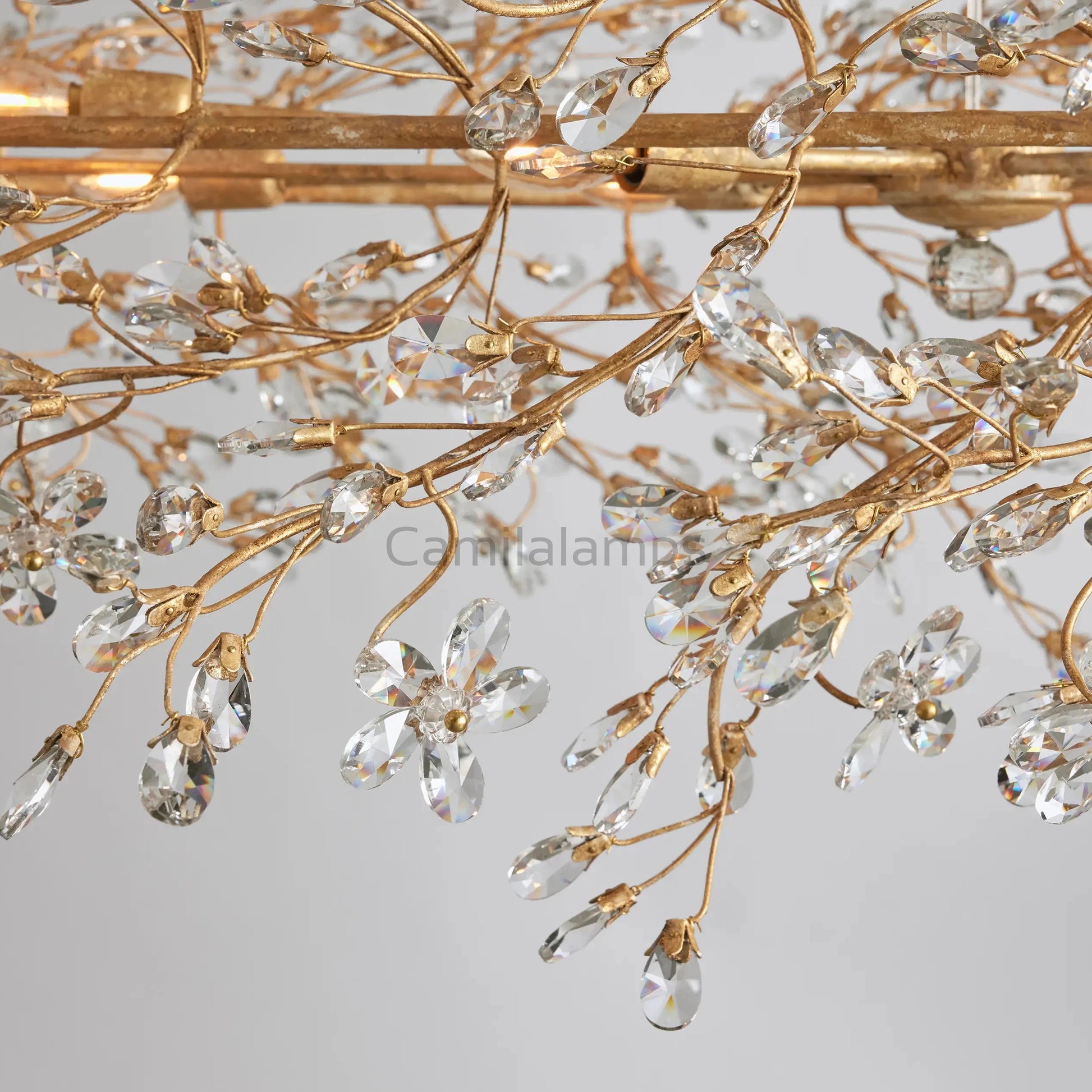 Fiore Oval Chandelier 62''74'' - Camilalamps - CA - 636H721