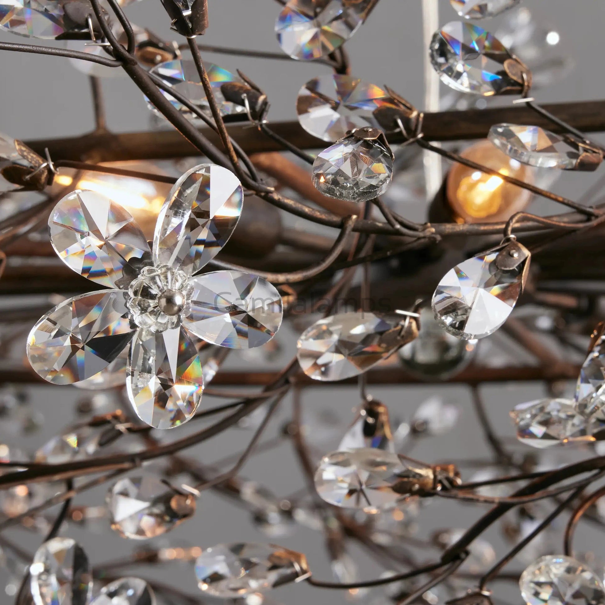 Fiore Oval Chandelier 62''74'' - Camilalamps - CA - 636H721