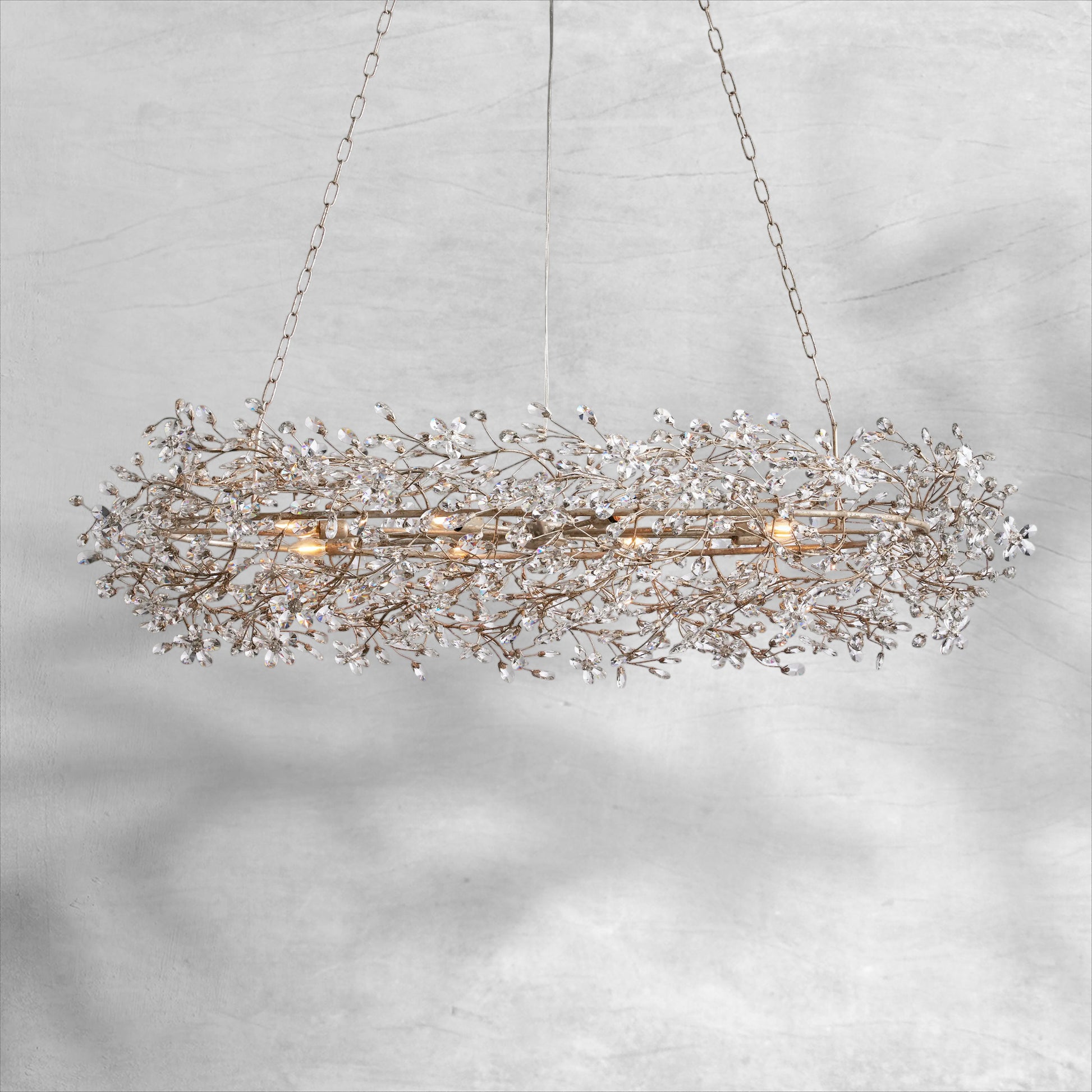 Fiore Oval Chandelier 62''74'' - Camilalamps - CA - 636H721