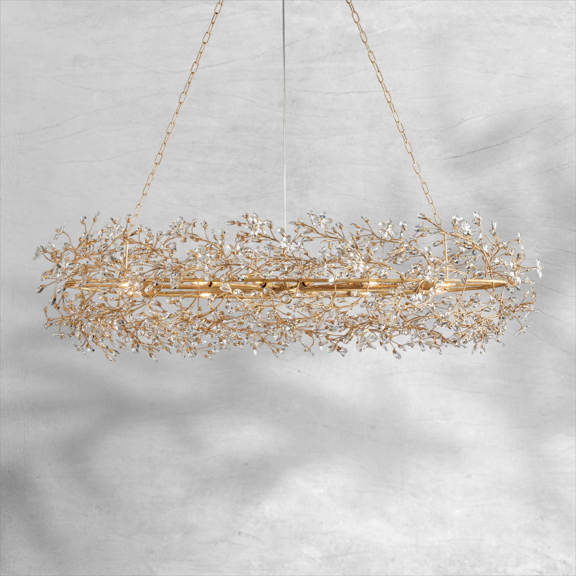 Fiore Oval Chandelier 62''74'' - Camilalamps - CA - 636H721
