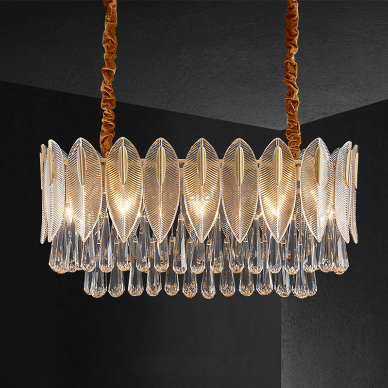 Flake Raindrop Kitchen Island Chandelier - Camilalamps - ILC0366