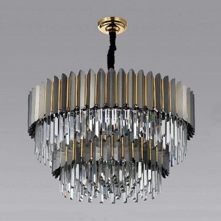 Flavian Double Tier Crystal Chandelier - Camilalamps - Ca-1a-1641