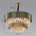 Flavian Double Tier Crystal Chandelier - Camilalamps - Ca-1a-1641