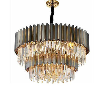 Flavian Double Tier Crystal Chandelier - Camilalamps - Ca-1a-1641