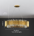 Flavian Halo Crystal Chandelier - Camilalamps - CA - A - 643