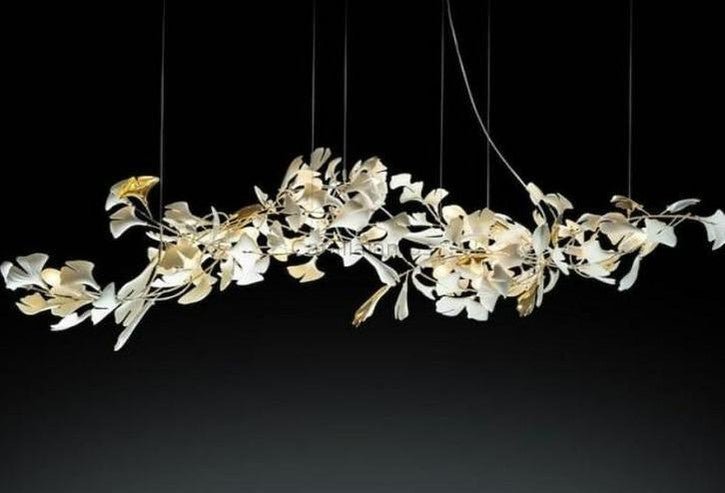 Fleur - de - lis Ceramic Branch Chandelier - Camilalamps - CA - A - 719