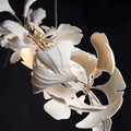Fleur - de - lis Ceramic cluster Chandelier 29.3”D - Camilalamps - CA - A - 719