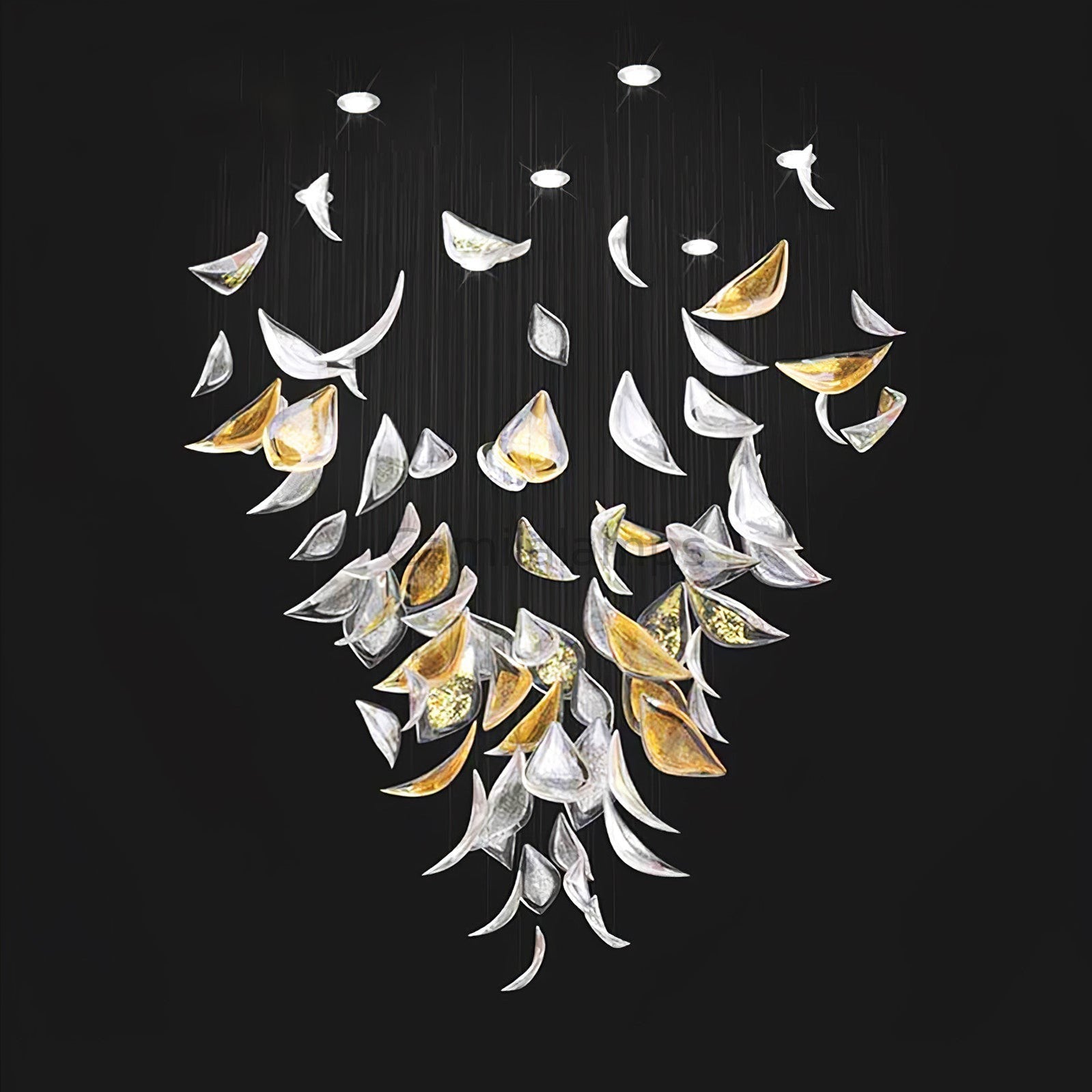 Floating Leaves Chandelier - Camilalamps - VKC2 - 240522 - 01