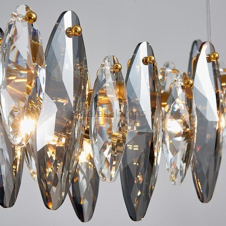 Flor Crystal Linear Chandelier - Camilalamps - CA - A - 379