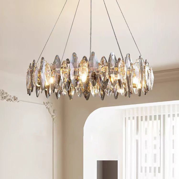 Flor Crystal Round Chandelier - Camilalamps - Ca-1a-1376