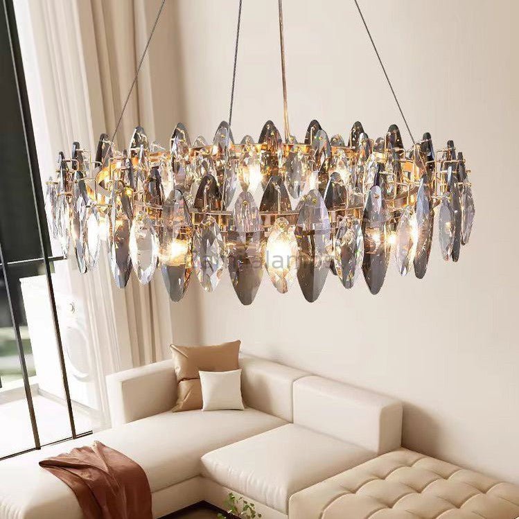 Flor Crystal Round Chandelier - Camilalamps - Ca-1a-1376