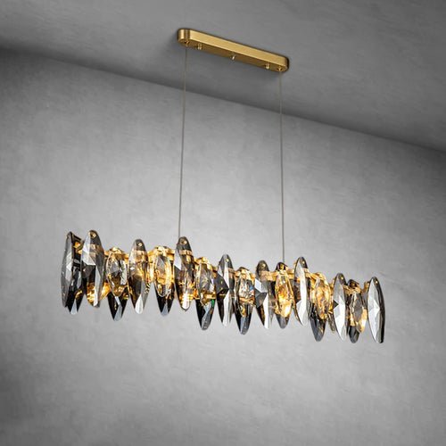 Flor Linear Chandelier for Dining Room - Camilalamps - CA - FCD - 01