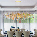 Florian Colorful Crystal Long Branch Chandelier - Camilalamps - CAM - Fl - W02