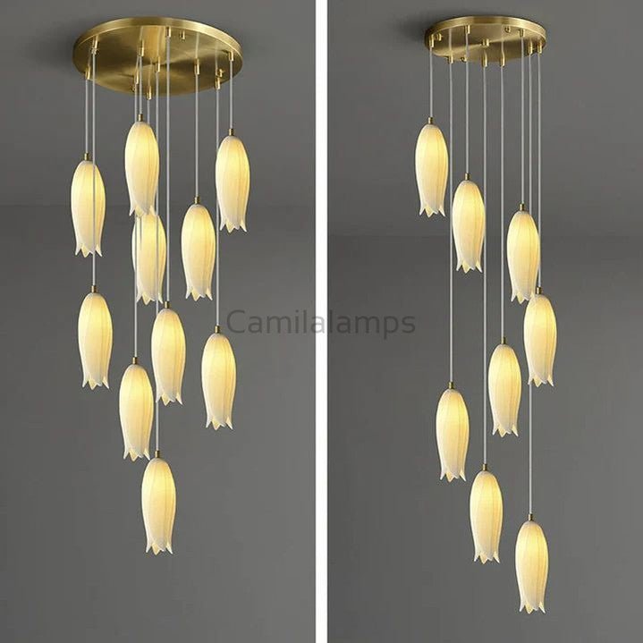 Flower Chandelier - Camilalamps - Ca-1LTFLC-13