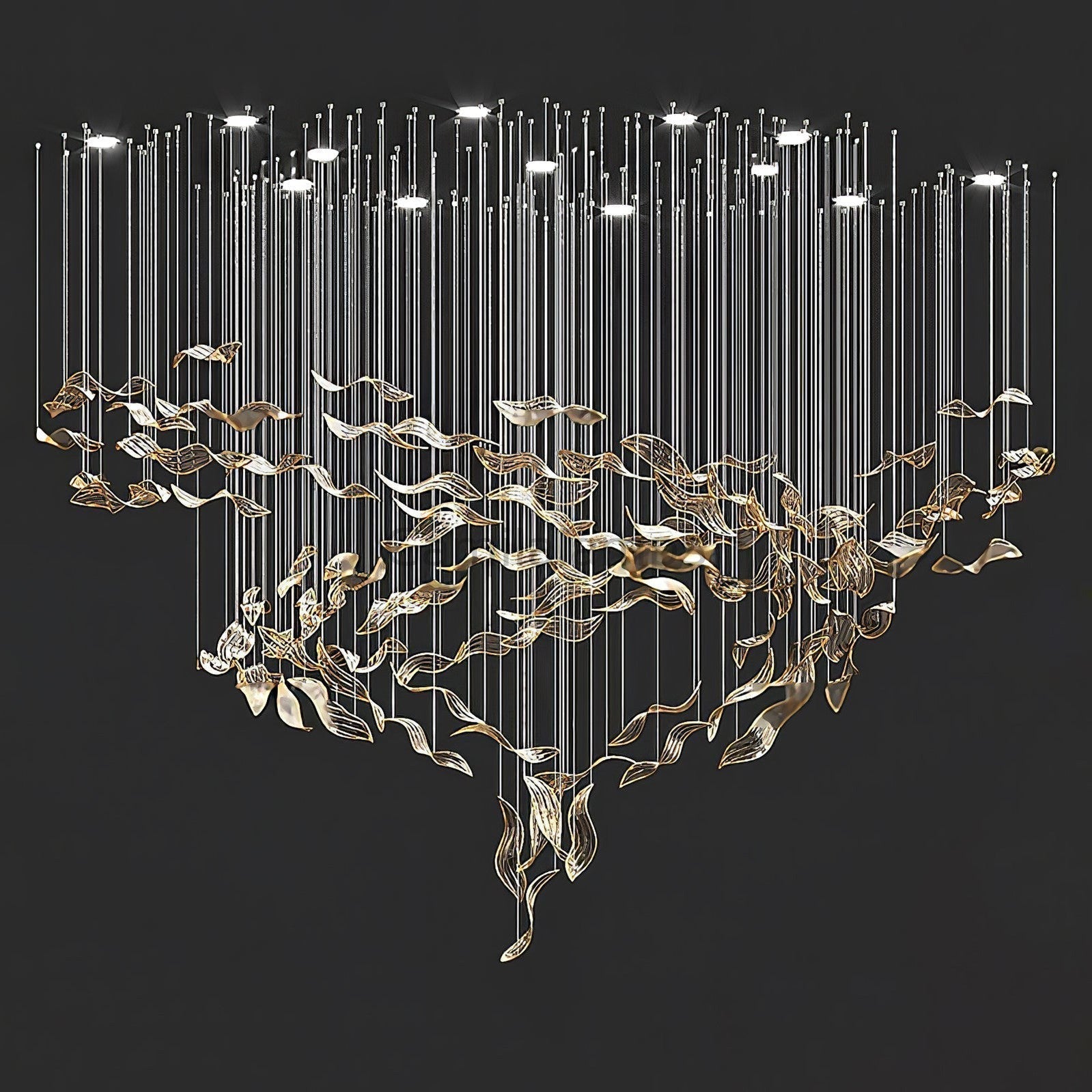 Fluttering Leaves Chandelier - Camilalamps - VKC2-1240524-101