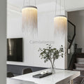 Flynn Aluminum Chain Tassel Pendant Light - Camilalamps - CA - A - 005