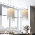 Flynn Aluminum Chain Tassel Pendant Light - Camilalamps - CA - A - 005