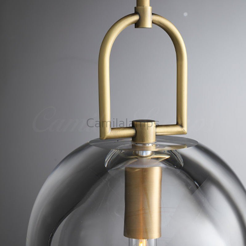 Fulcram Modern Cloche Crystal Pendant Light - Camilalamps - CAM1455