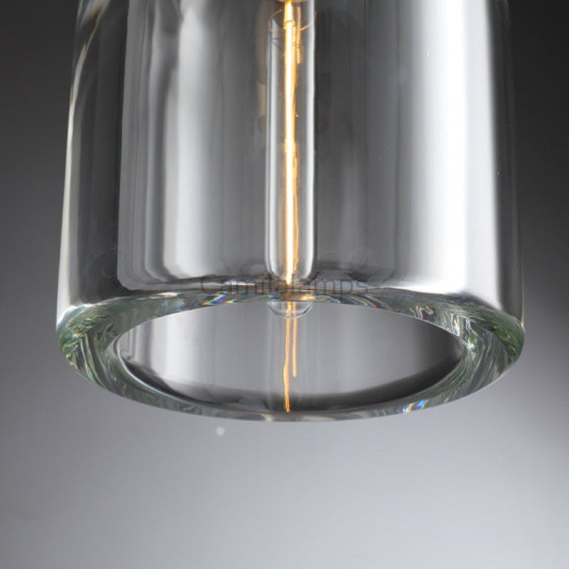 Fulcram Modern Cloche Crystal Pendant Light - Camilalamps - CAM1455