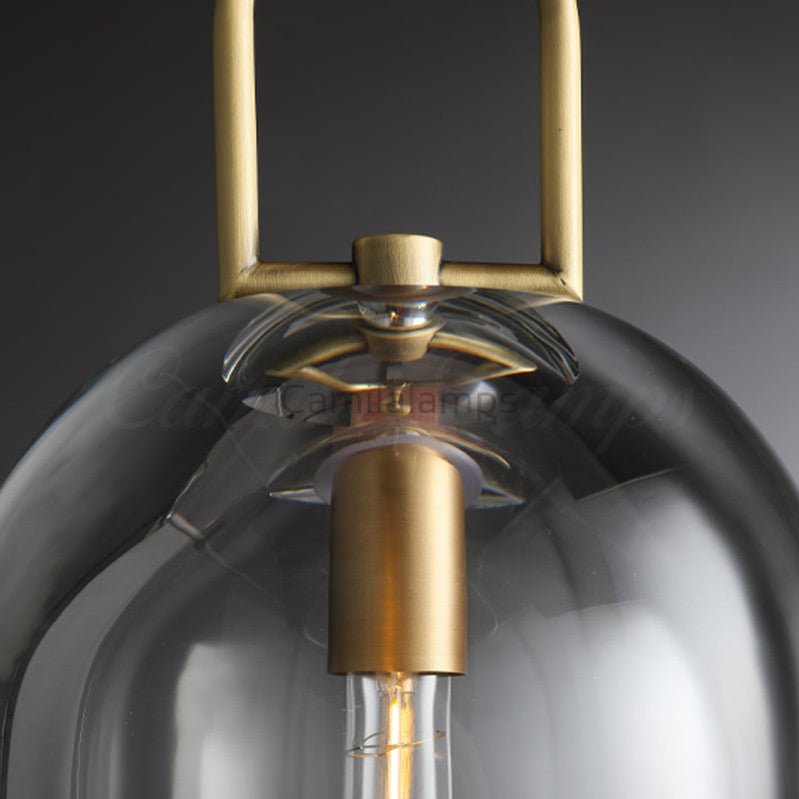 Fulcram Modern Cloche Crystal Pendant Light - Camilalamps - CAM1455