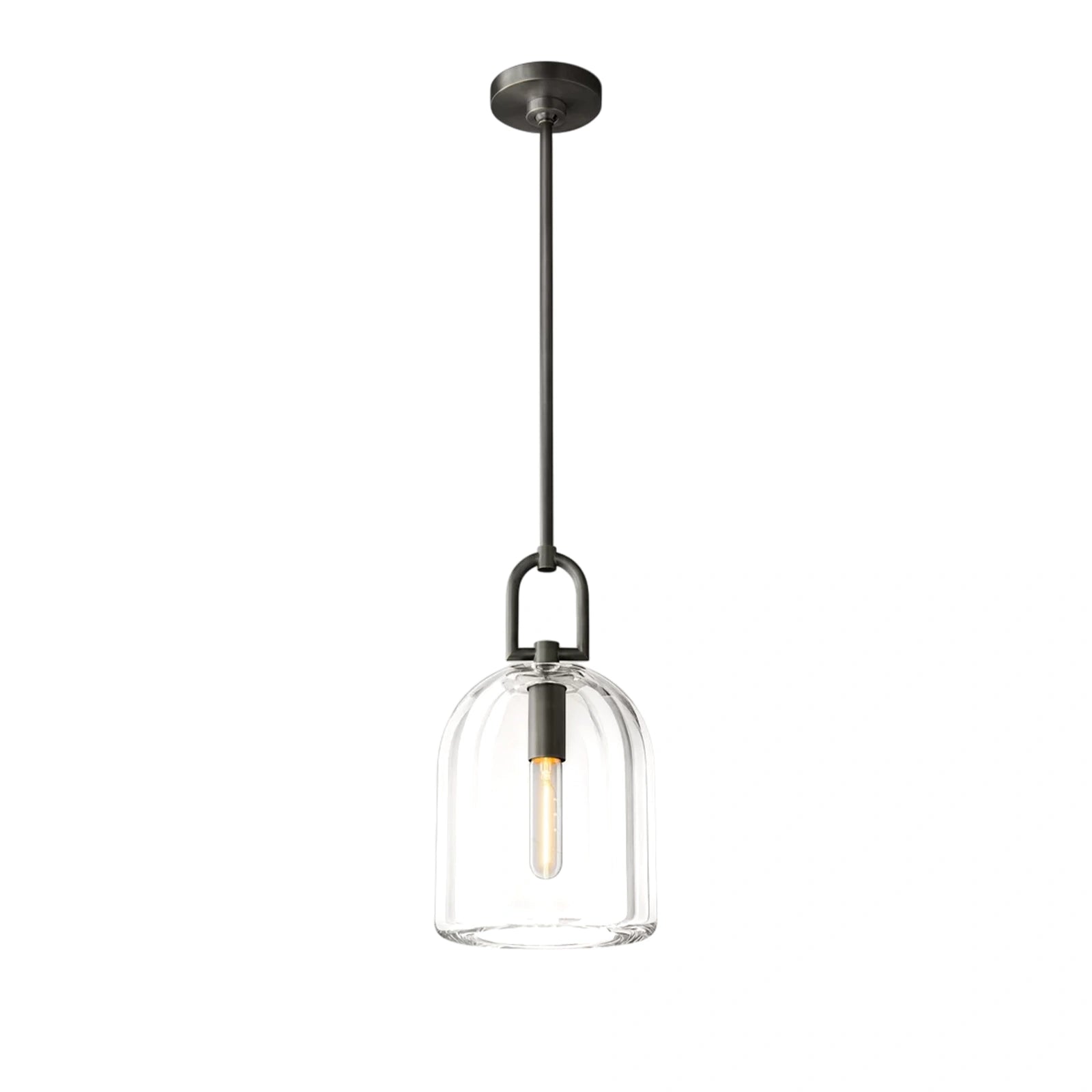 Fulcram Modern Cloche Crystal Pendant Light - Camilalamps - CAM1457