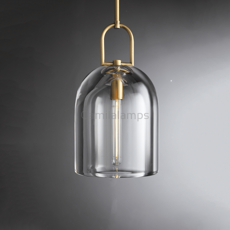 Fulcram Modern Cloche Crystal Pendant Light - Camilalamps - CAM1456