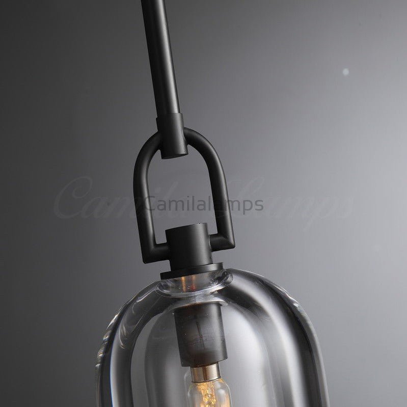 Fulcram Modern Cloche Crystal Pendant Light - Camilalamps - CAM1455