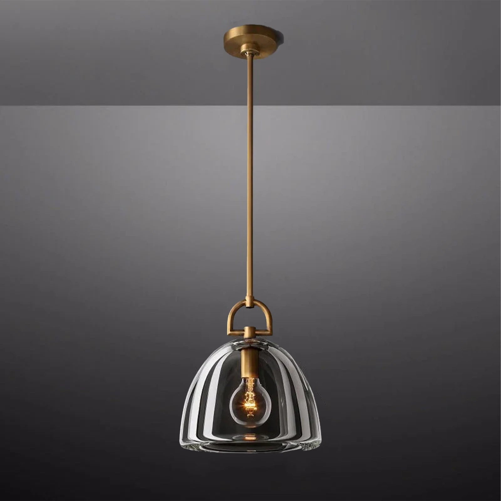 Fulcram Modern Dome Crystal Pendant Light - Camilalamps - CAM1463