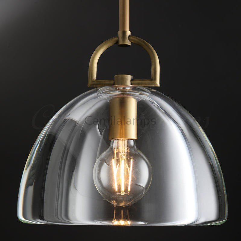 Fulcram Modern Dome Crystal Pendant Light - Camilalamps - CAM1465