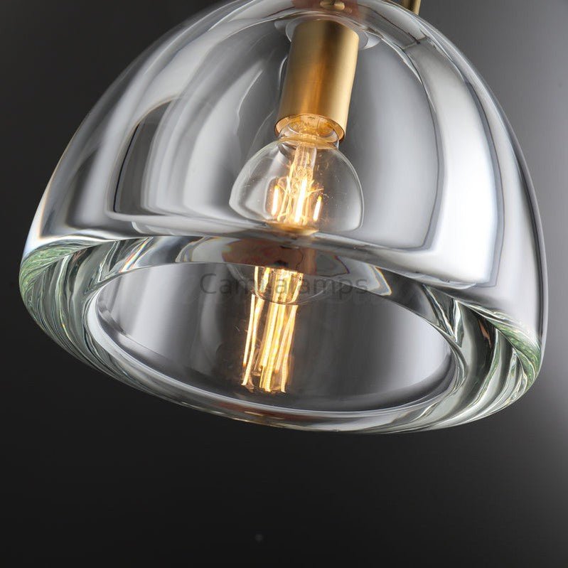 Fulcram Modern Dome Crystal Pendant Light - Camilalamps - CAM1465