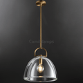 Fulcram Modern Dome Crystal Pendant Light - Camilalamps - CAM1464