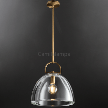 Fulcram Modern Dome Crystal Pendant Light - Camilalamps - CAM1464
