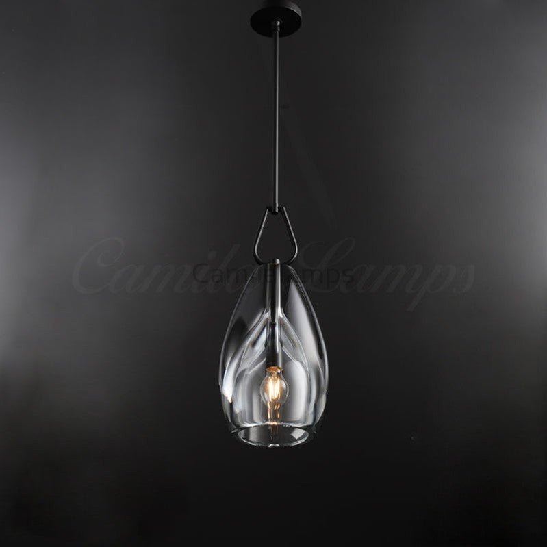 Fulcram Modern Flute Crystal Pendant Light - Camilalamps - CAM1476